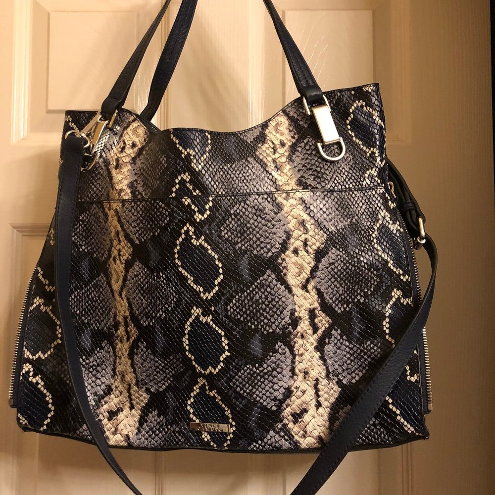 Vince Camuto NWOT Genuine Embossed Leather Tote